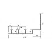 Гидрошпонка ДОС-УГЛ-210/50-3/30
