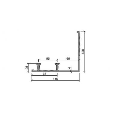 Гидрошпонка ХОС-УГЛ-140-2/25
