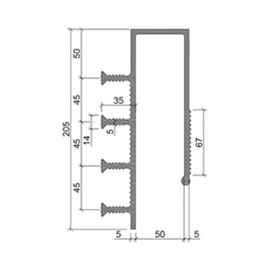 Гидрошпонка ДЗС-205/50-4/35